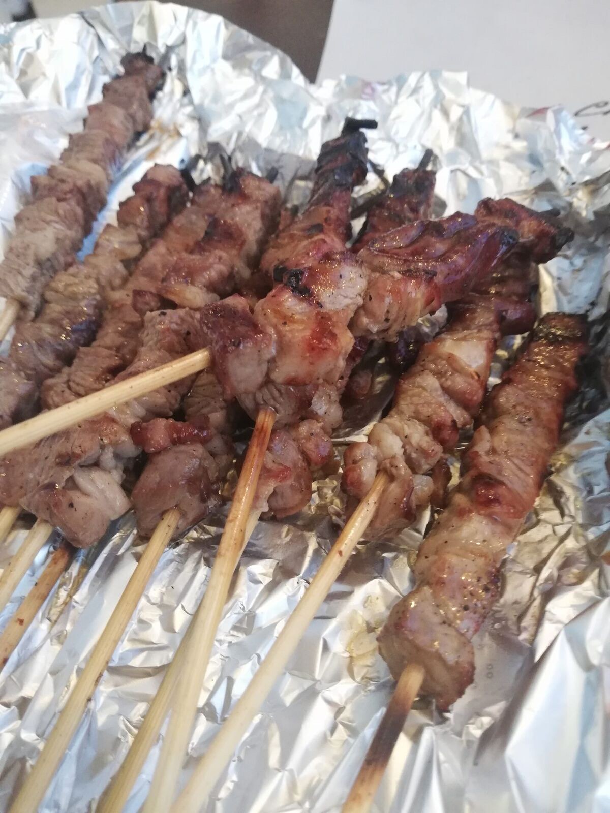 Arrosticini alla brace